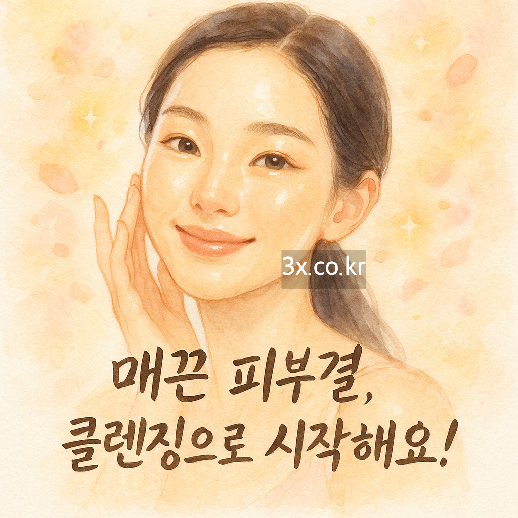 피부결 개선 첫걸음: 매끈 피부 만드는 클렌징 방법 완벽 가이드