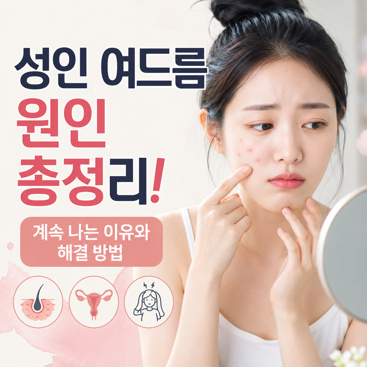 성인 여드름 원인