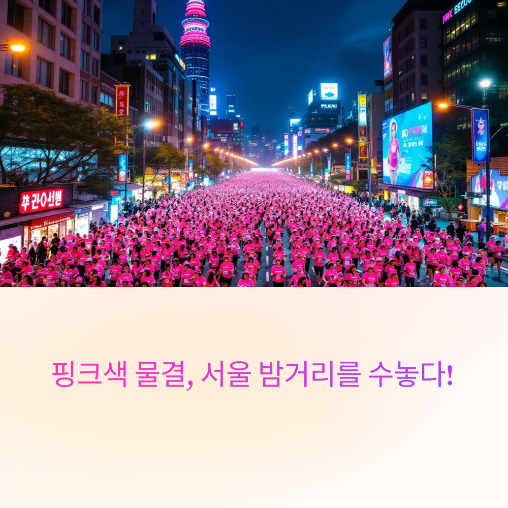 핑크 러너, 서울을 달리다