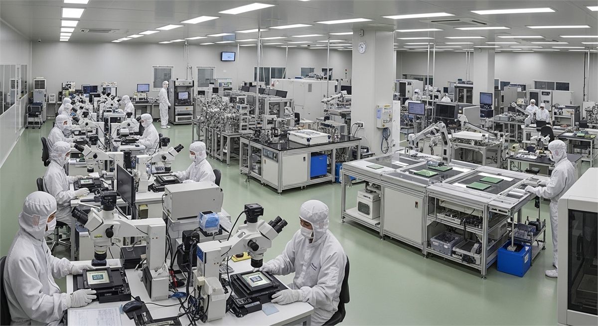 유리기판 공정이 이뤄지는 반도체 패키징 연구 공간 전경