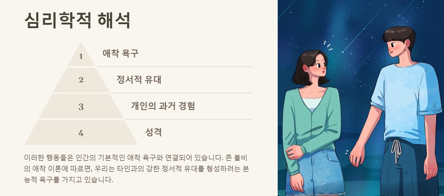 남자가 여자를 좋아한다는 신호