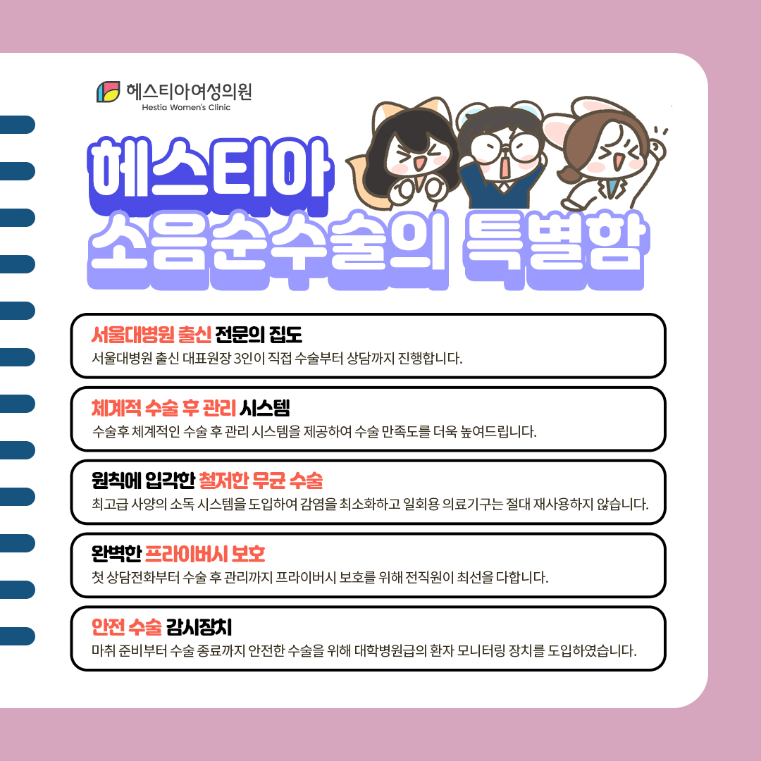 헤스티아 소음순수술의 특별함