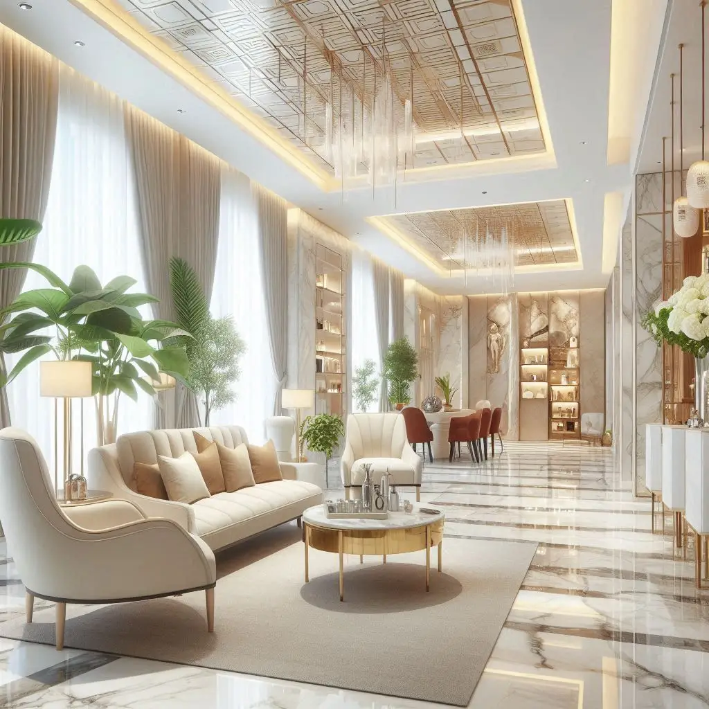 피부,체형관리 샵 배경