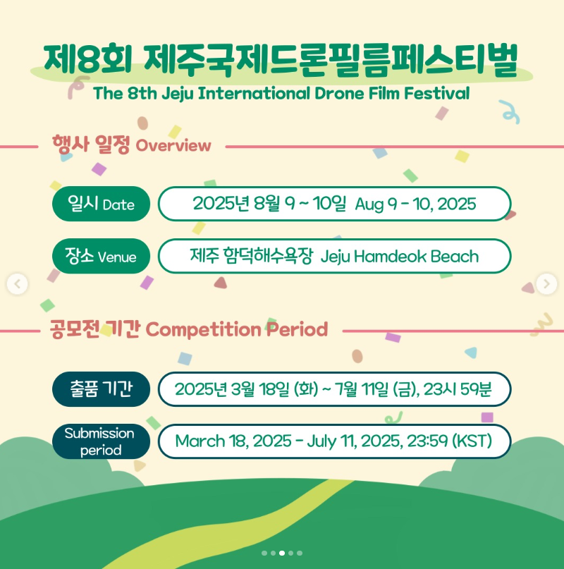 2025 제주국제드론필름페스티벌 완벽 가이드｜함덕해수욕장 드론 영상 예술축제
