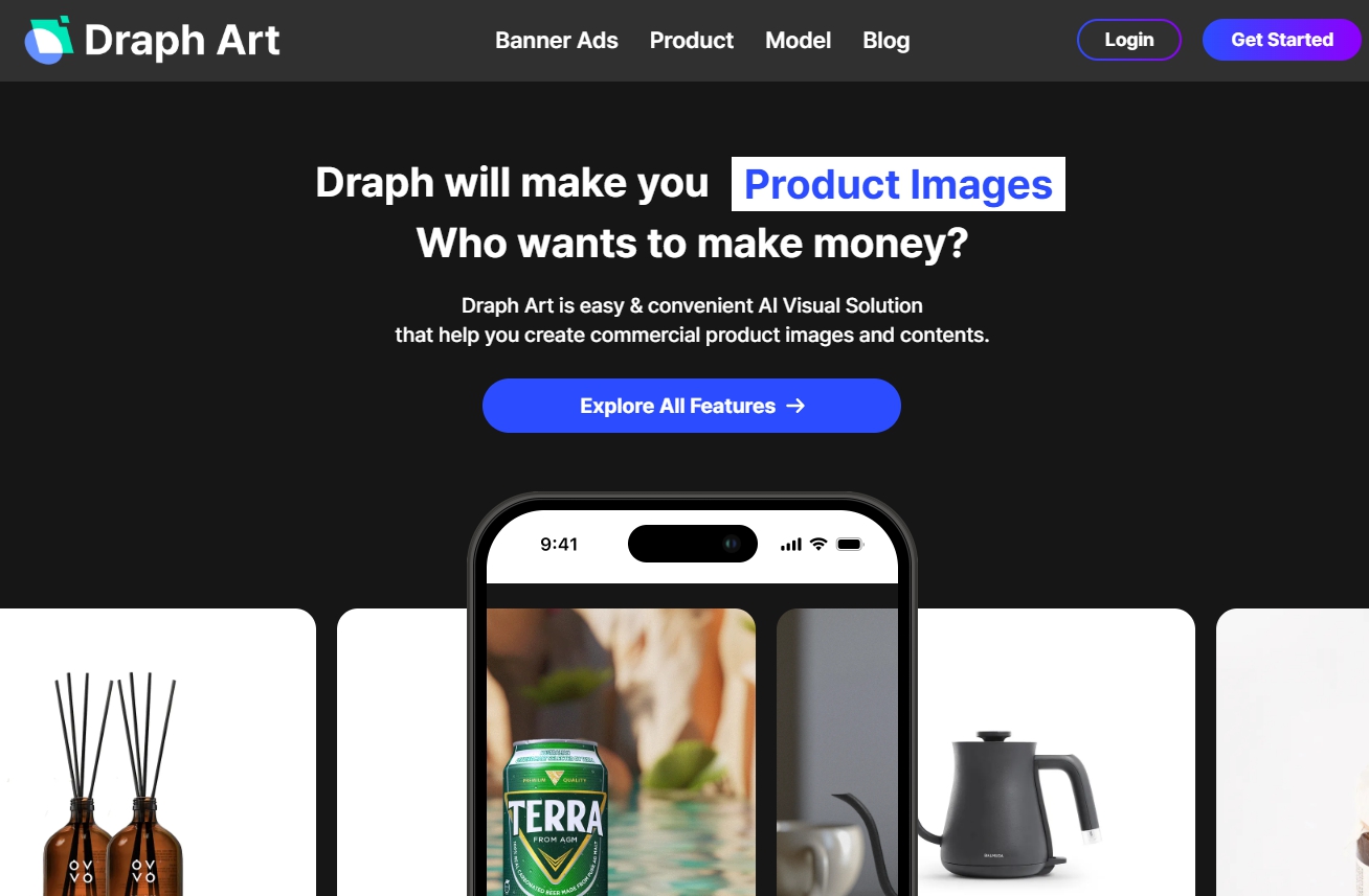 Draph Art - AI-based product image creation service
