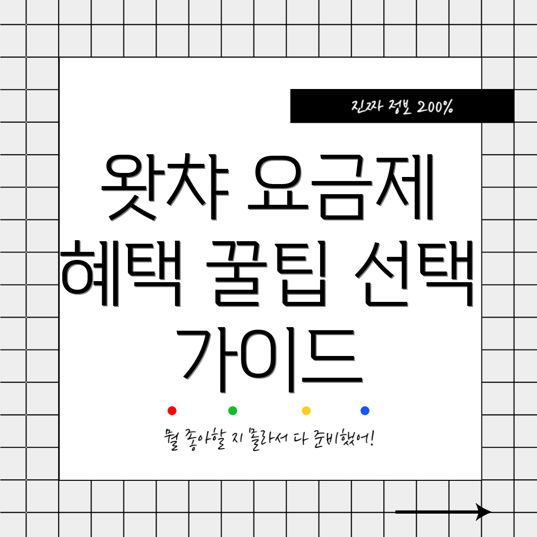 왓챠 요금제