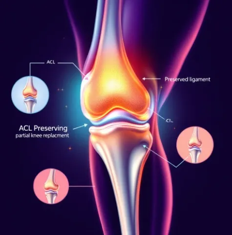 전방십자인대 보존형 무릎 부분치환술 - 이미지
