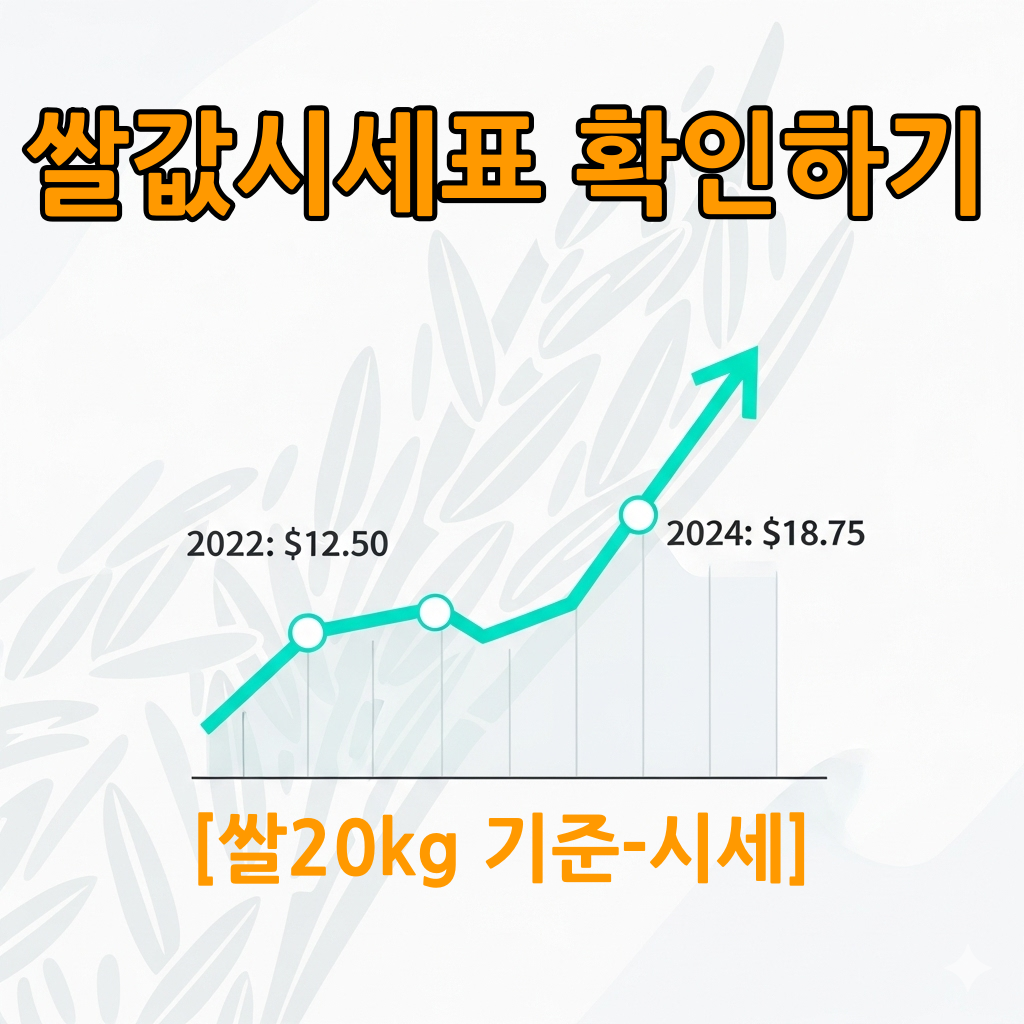 쌀값시세 확인하기
