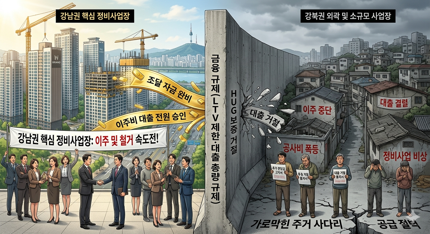 금융 규제 여파로 강북 정비사업 '비상'