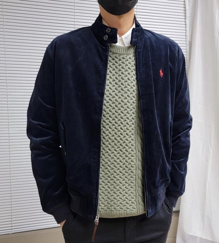 폴로랄프로렌 남성 바라쿠다 코듀로이 봄버 자켓 2컬러
