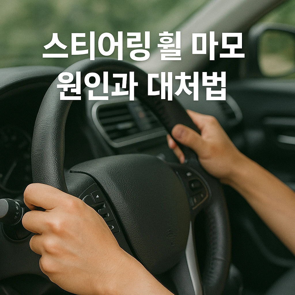 스티어링 휠 마모 원인과 대처법