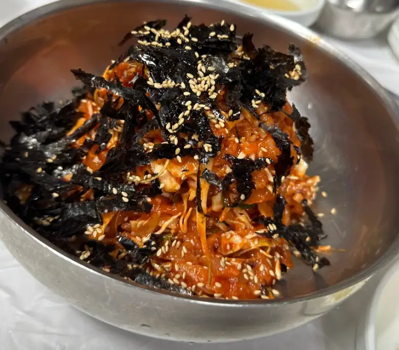 아바이회국수-회덮밥