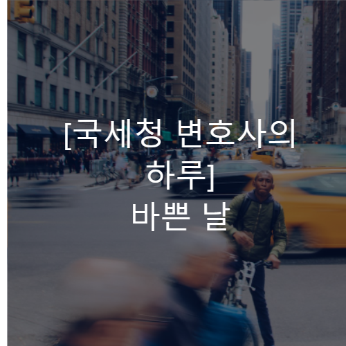 국세청 변호사의 하루