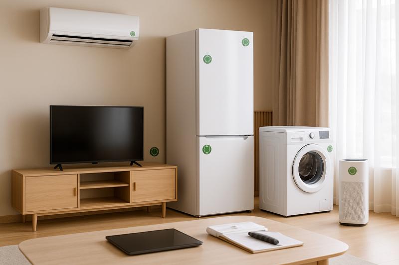 환급 대상 가전제품 11개 품목과 에너지효율 등급