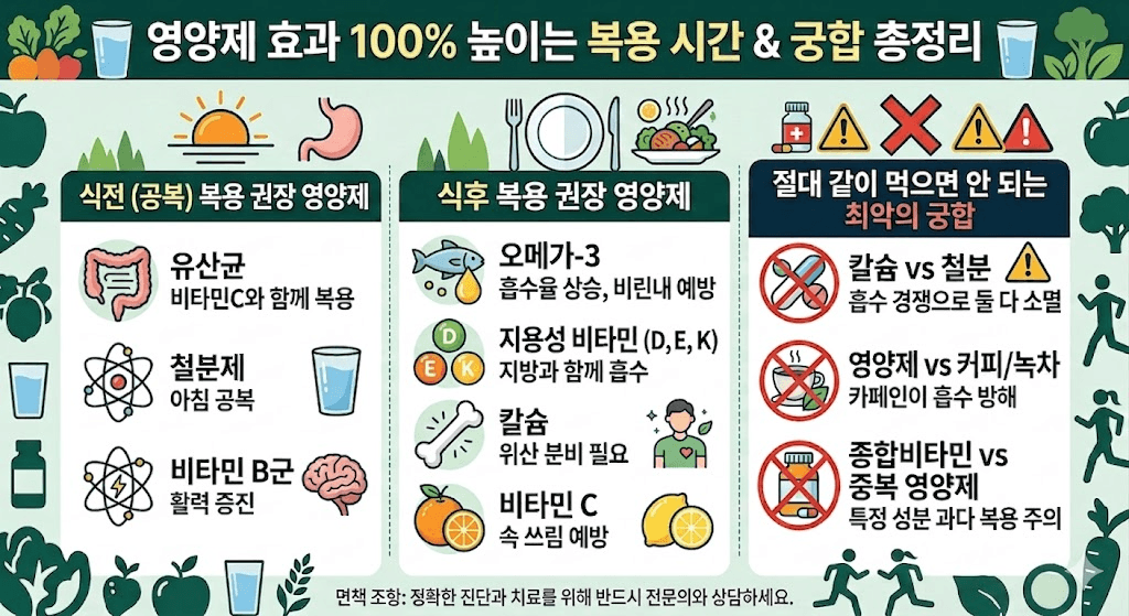 영양제 효율 높히는 방법