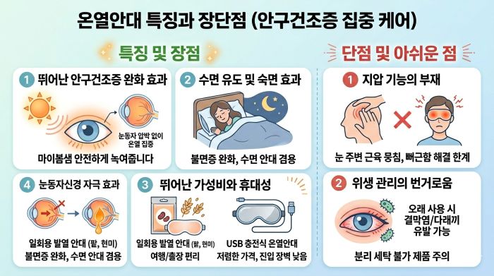 온열안대 특징과 장단점