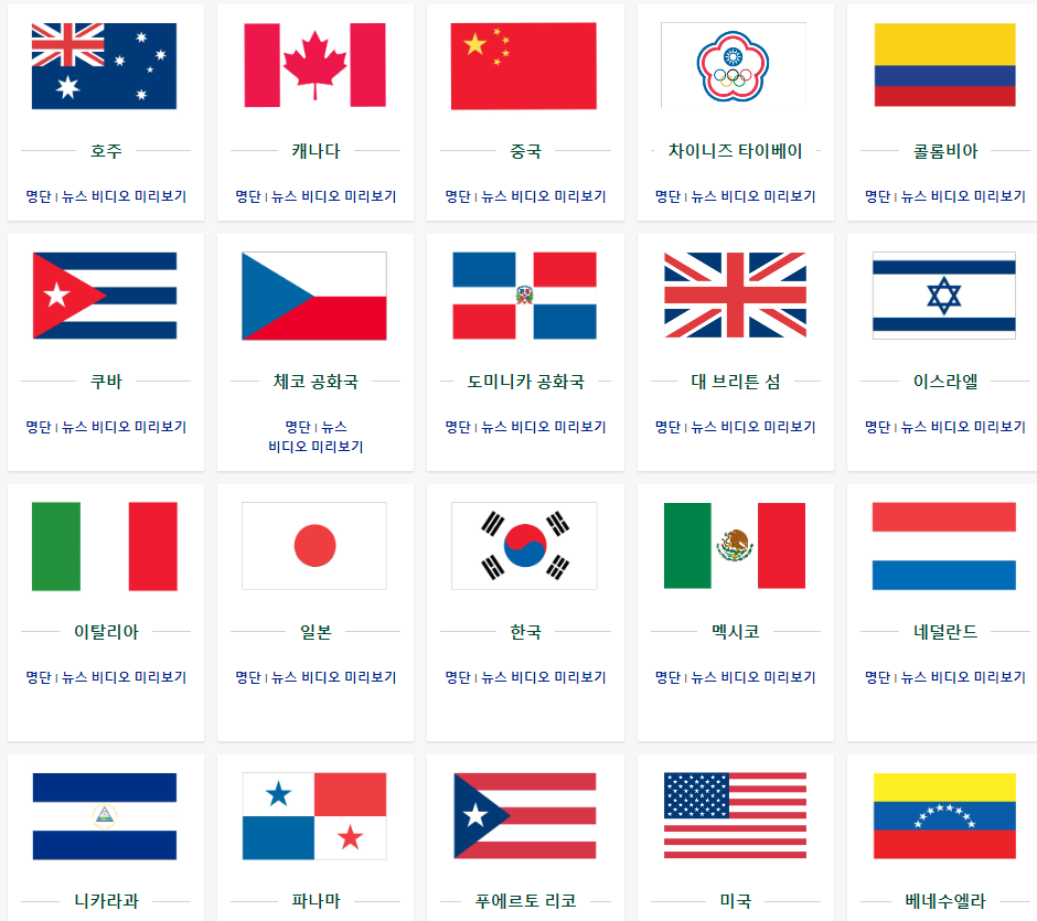 2023 wbc 야구 일정 및 중계 조편성 선수 명단