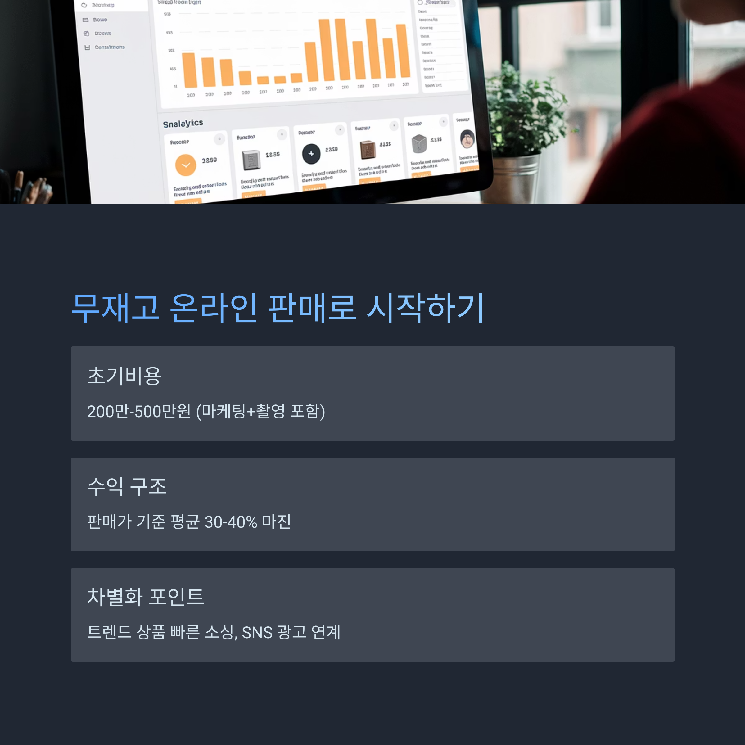 스마트스토어 기반 무재고 온라인 판매