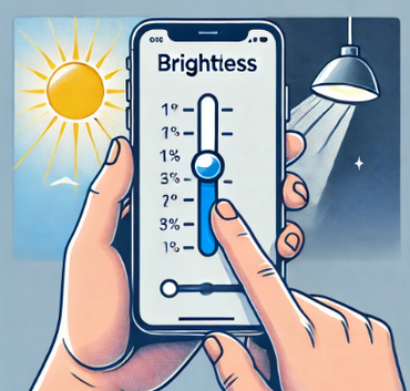 아이폰-화면-밝기-조절