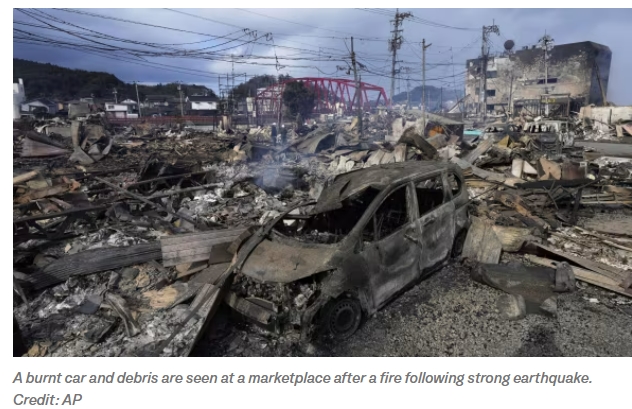 [속보] 일본&nbsp;지진&nbsp;사망자, 48명으로&nbsp;증가...더 늘어날 것 VIDEO:[Breaking] Japan earthquake death toll rises to 48, government says