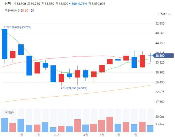 온디바이스AI관련주대장주수혜주TOP5_심텍