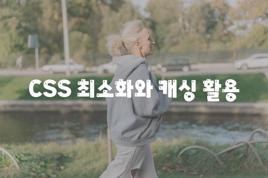 CSS 최소화와 캐싱 활용