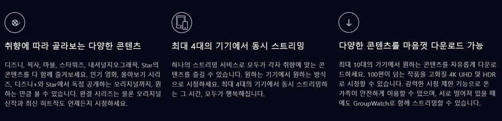 디즈니플러스 혜택