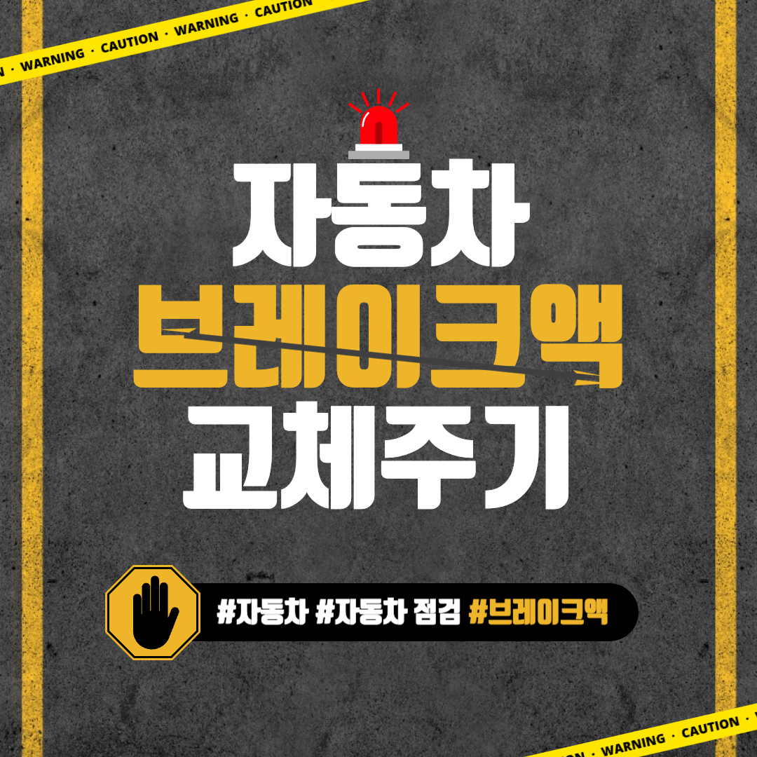 자동차 브레이크액 교체주기