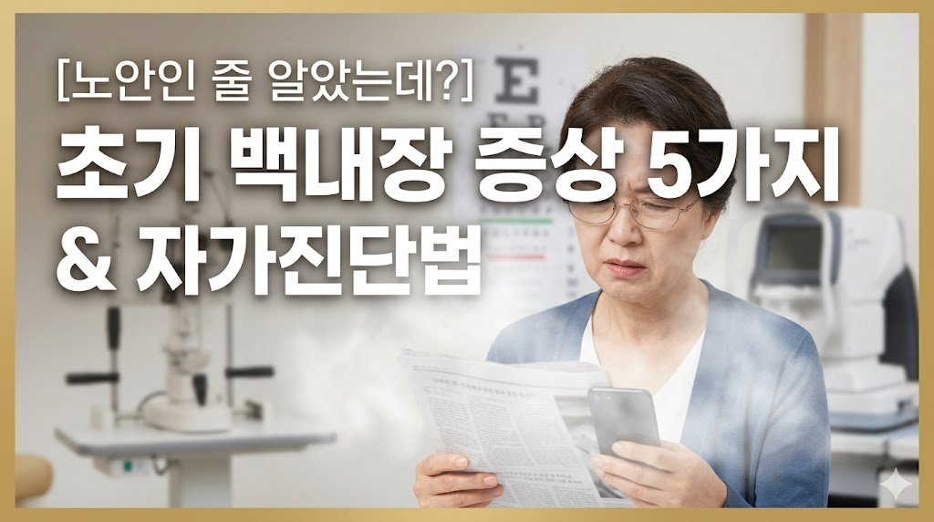 백내장 수술후 시력회복 기간