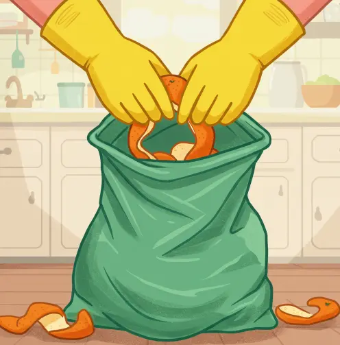 오렌지껍질-음식물-쓰레기-1