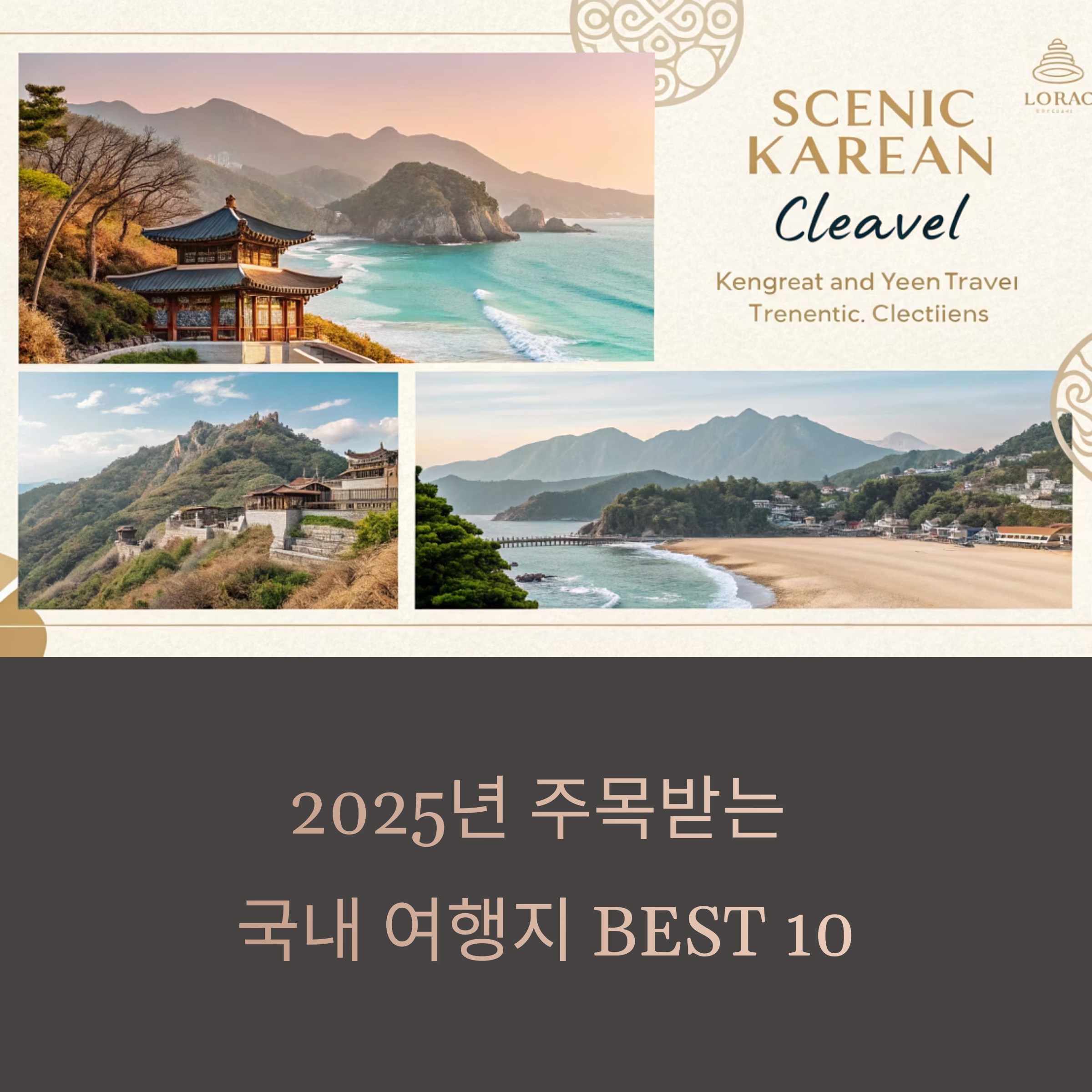 2025년 주목받는 국내 여행지 BEST 10, 지금 가장 핫한 명소는?