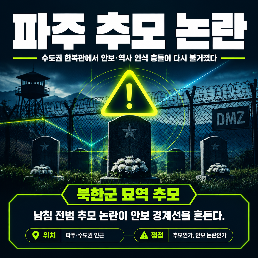파주 추모 논란