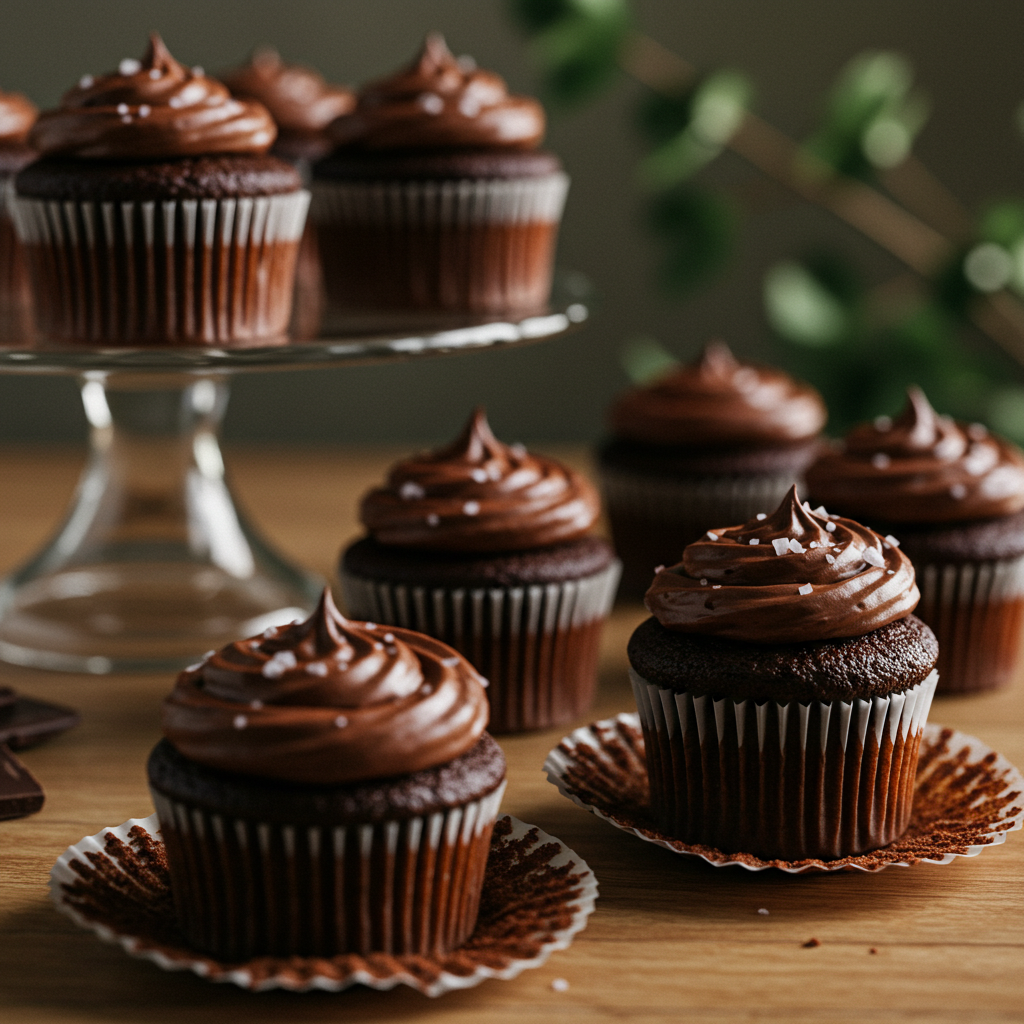  컵 초콜릿 케이크