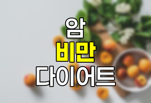 암과 비만의 관계, 효과적인 다이어트 방법