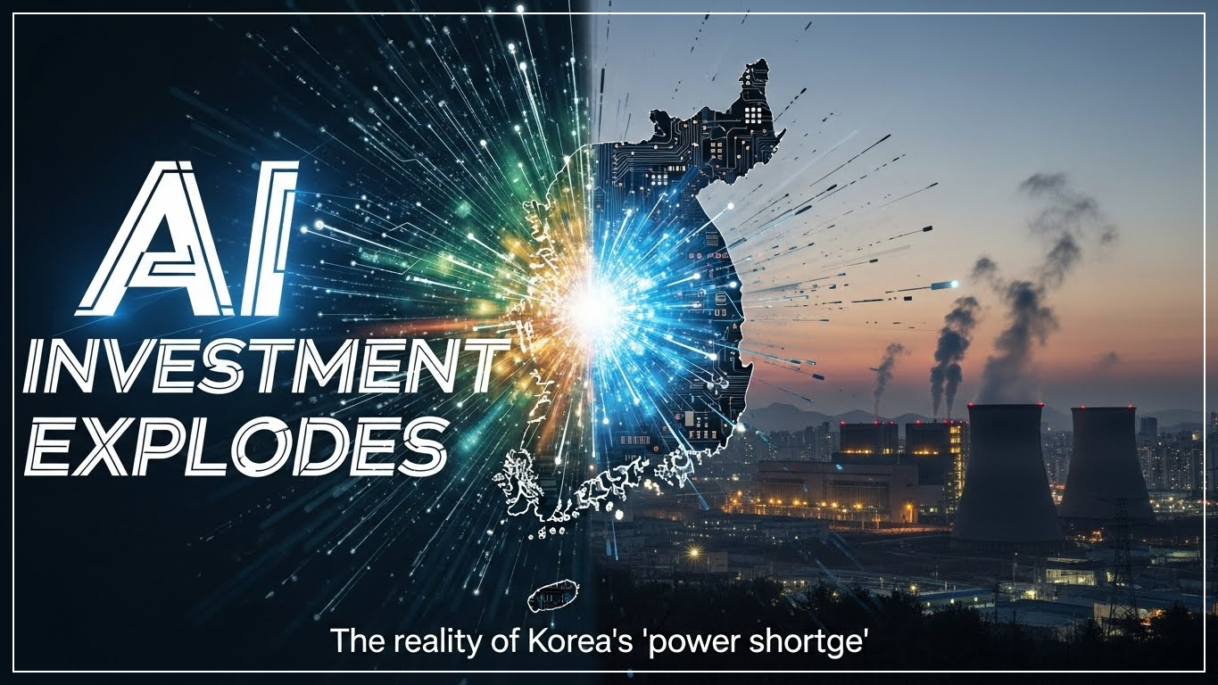 AI 투자 폭발… ‘전력이 모자란 한국’의 현실 : 코시팅(KST)