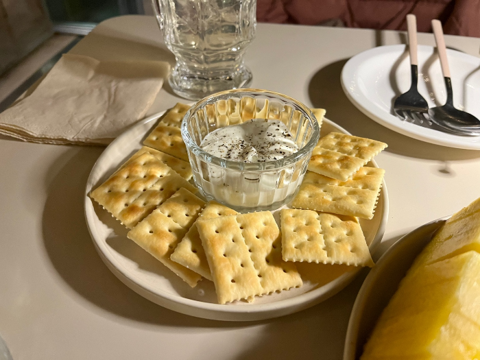 크림치즈 크래커