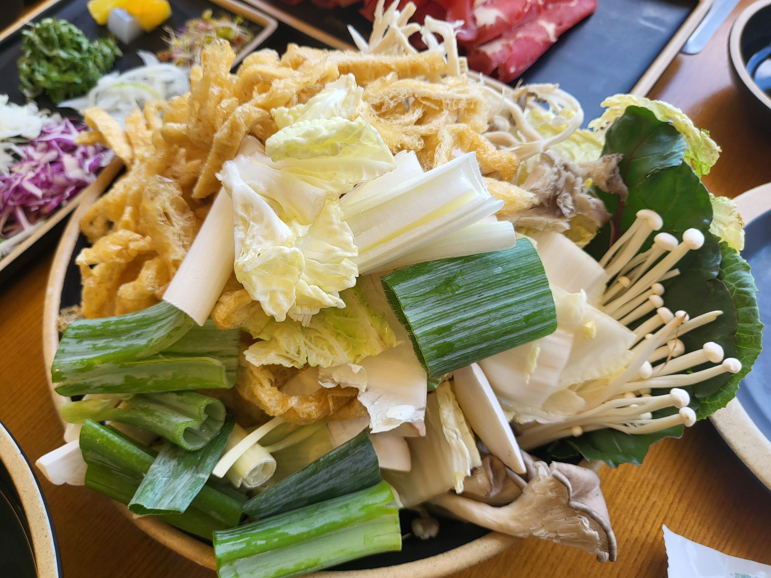 샤브마니아 - 추가야채