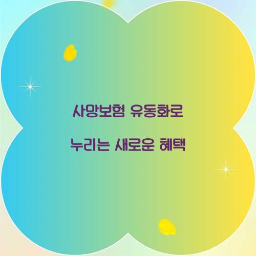 사망보험 유동화