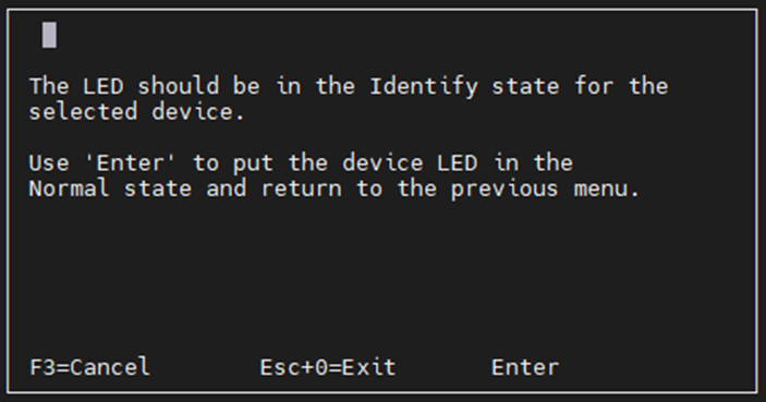 Fault 난 SSD를 식별 LED 확인