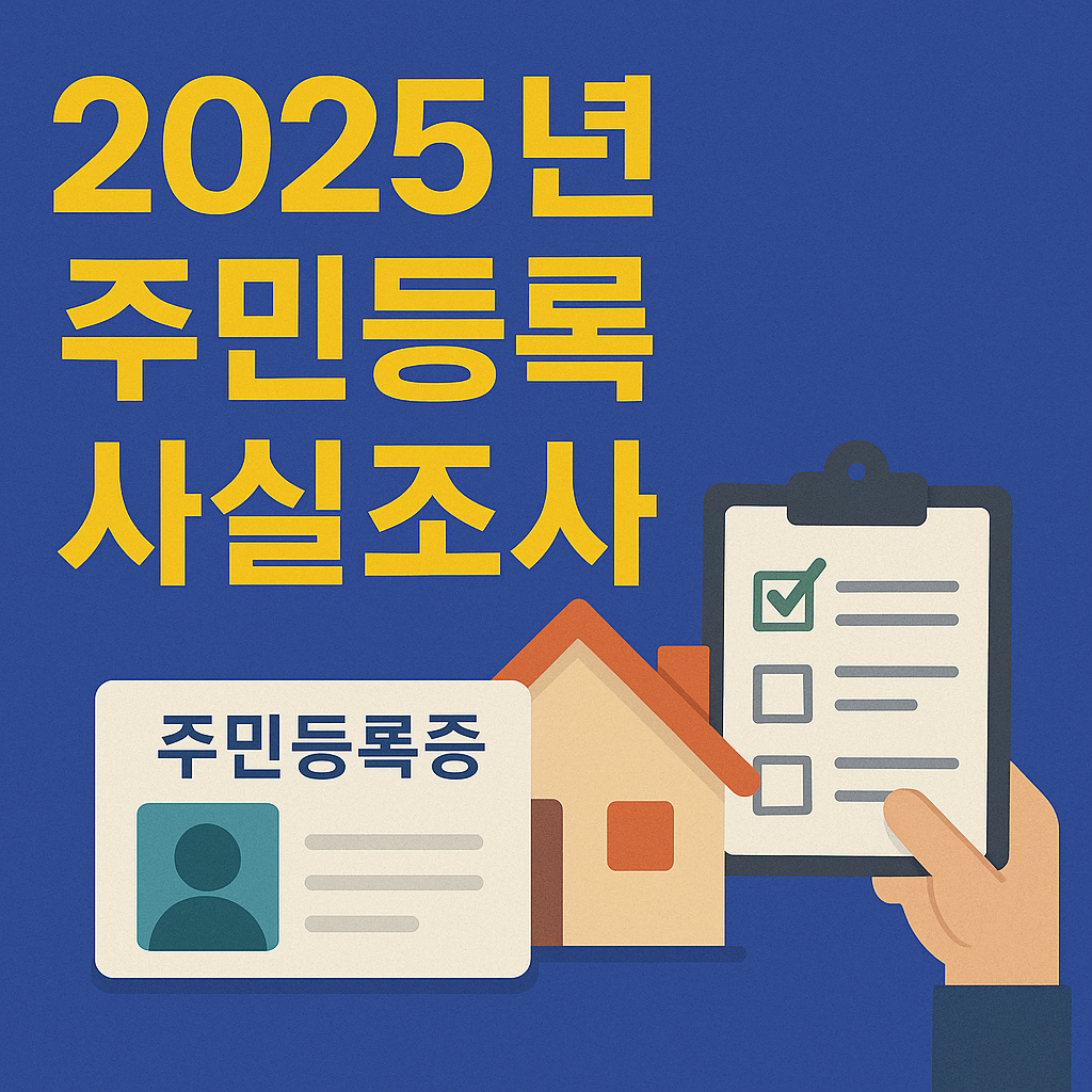 주민등록 사실조사