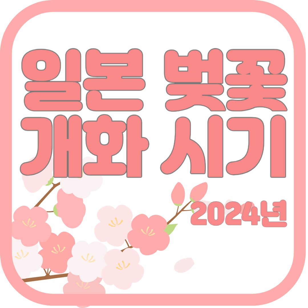 일본벚꽃개화시기