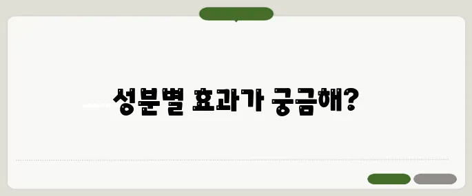 치통에 좋은 진통제 성분별 효과 차이 정리
