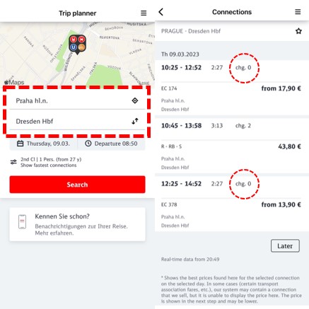 프라하-드레스덴-기차-일정-선택