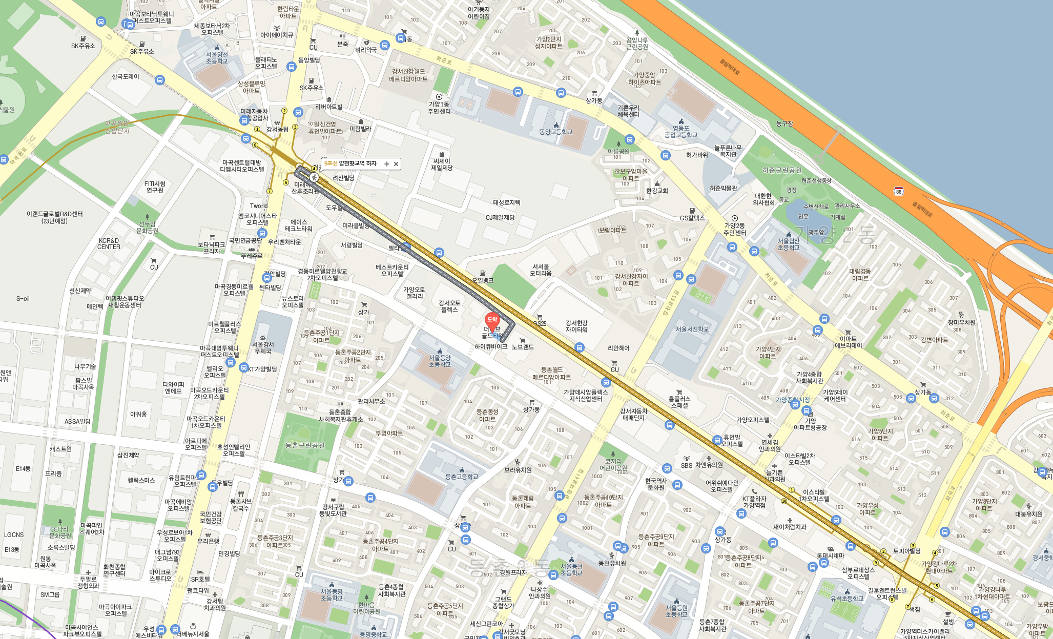 강서 가양 지식산업센터 가는길