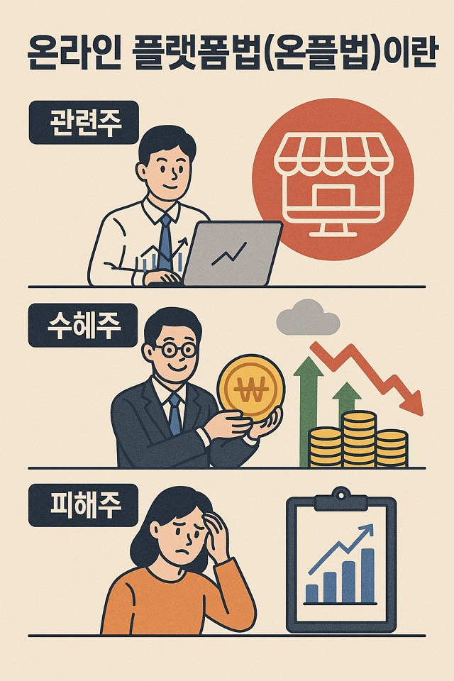 온라인 플랫폼법(온플법)이란, 관련주, 수혜주, 피해주 분석, 전망