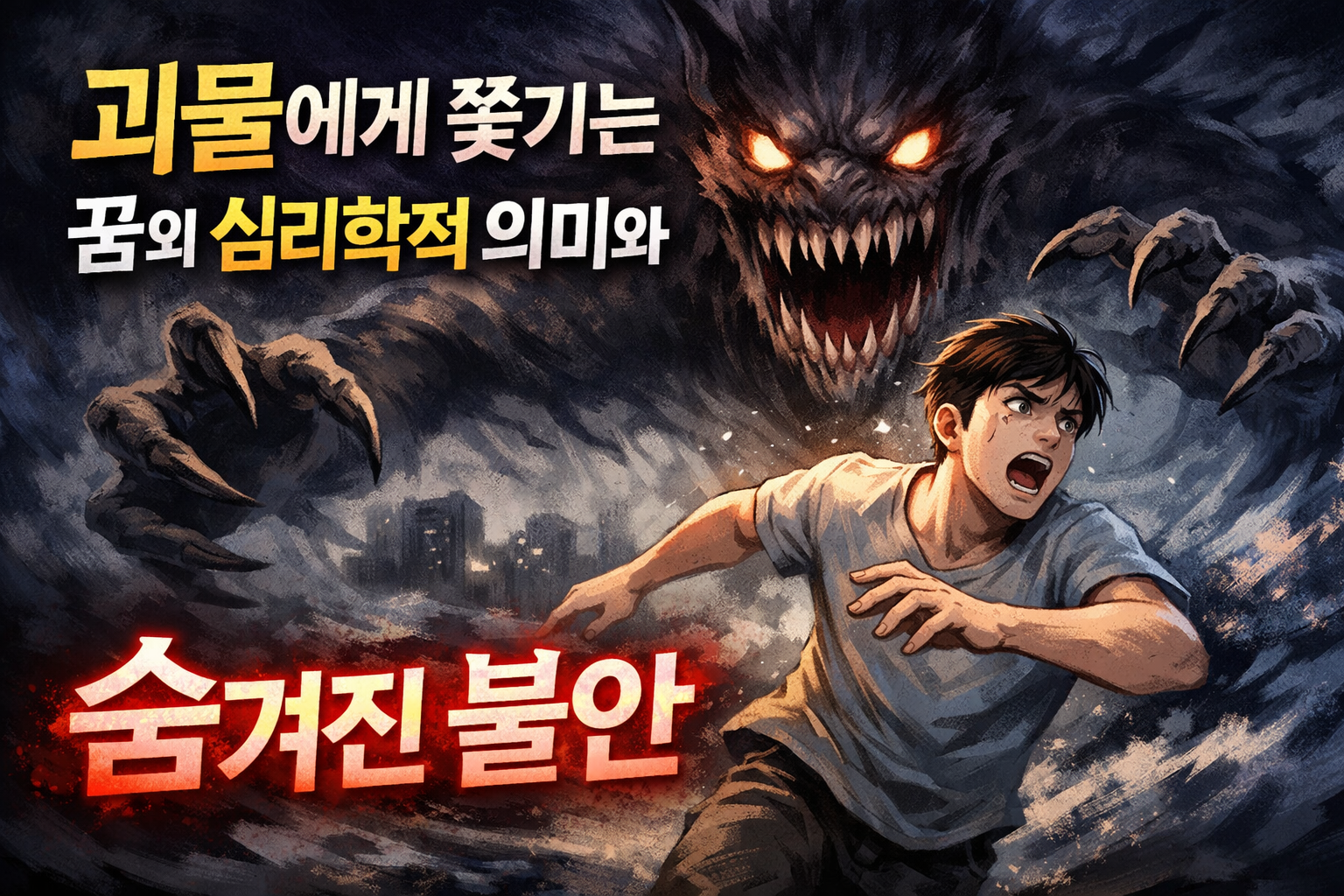 괴물에게 쫓기는 꿈