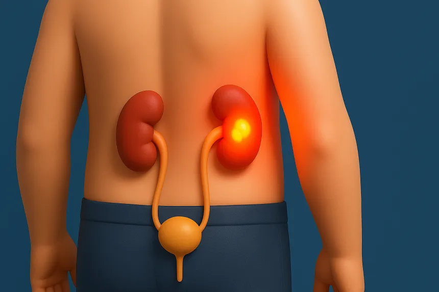 오른쪽 옆구리 통증 의심되는 병