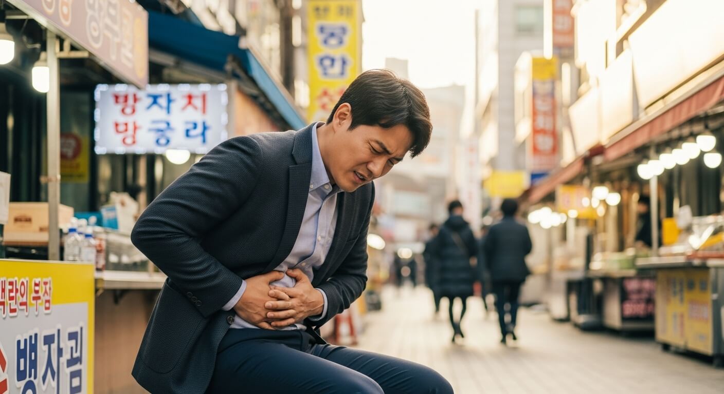 왼쪽 갈비뼈 아래 통증