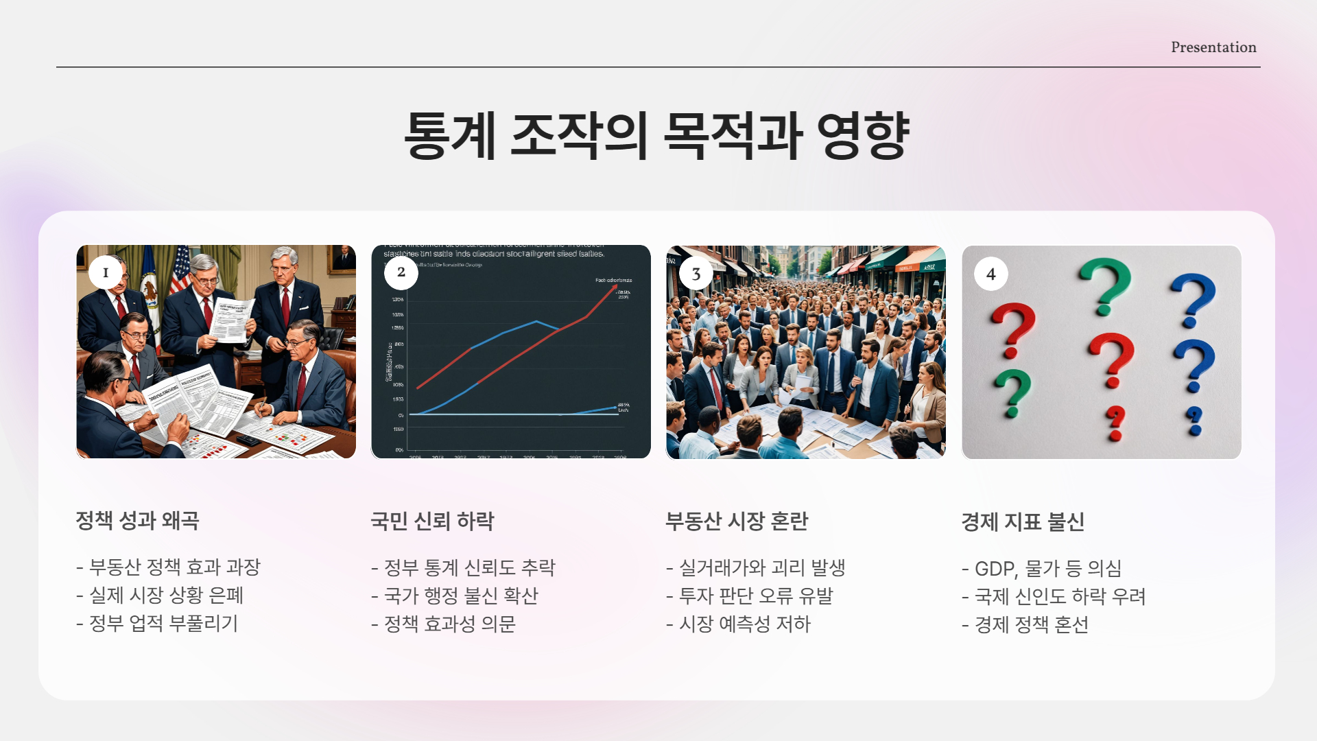 문재인 정부, 부동산 통계 무려 102건 조작 의혹