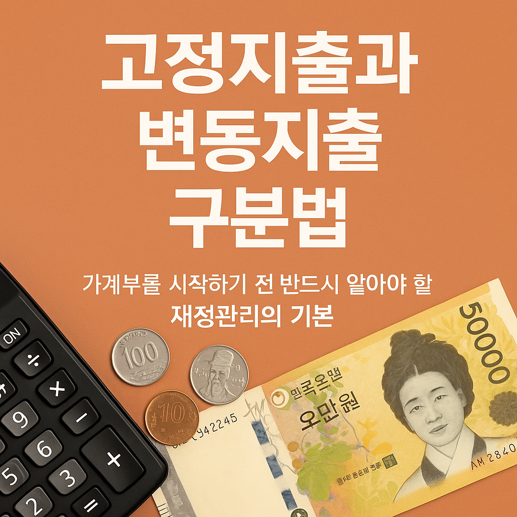 고정지출과 변동지출 구분법: 가계부 작성 전 반드시 알아야 할 재정관리의 기본